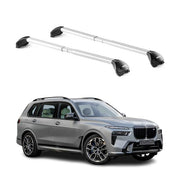 Dachträger Grundtäger für BMW X7 G07 2018-2026 5 tür 100kg Alu Silber 2 tlg ABE