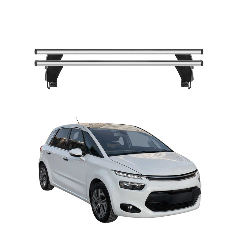 Menabo Dachträger Grundtäger für Citroen C4 Picasso 2013-2018 50kg Alu Silber 2x