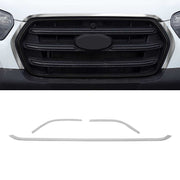 Kühlergrill Leisten Grillleisten für Ford Transit 2020-2026 Edelstahl Chrom 3x