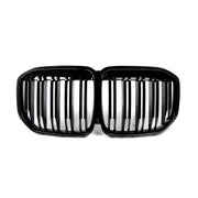 Nieren Grill Kühlergrill für BMW X7 G07 2019-2021 PRE FL Schwarz Glanz
