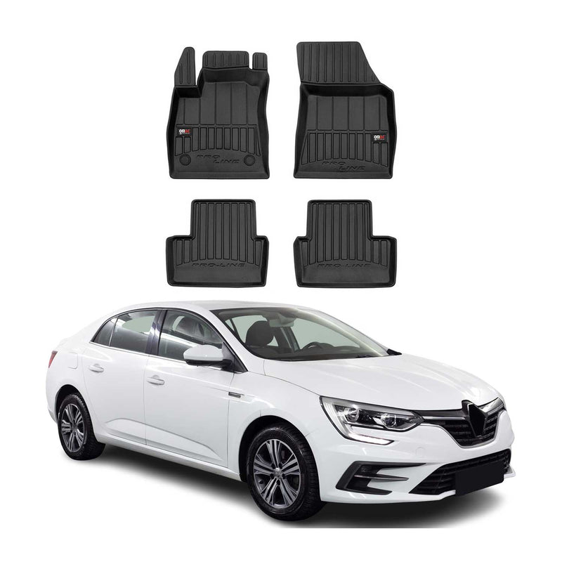 OMAC Gummi Fußmatten für Renault Megane 2015-2025 Premium TPE Automatten 4tlg