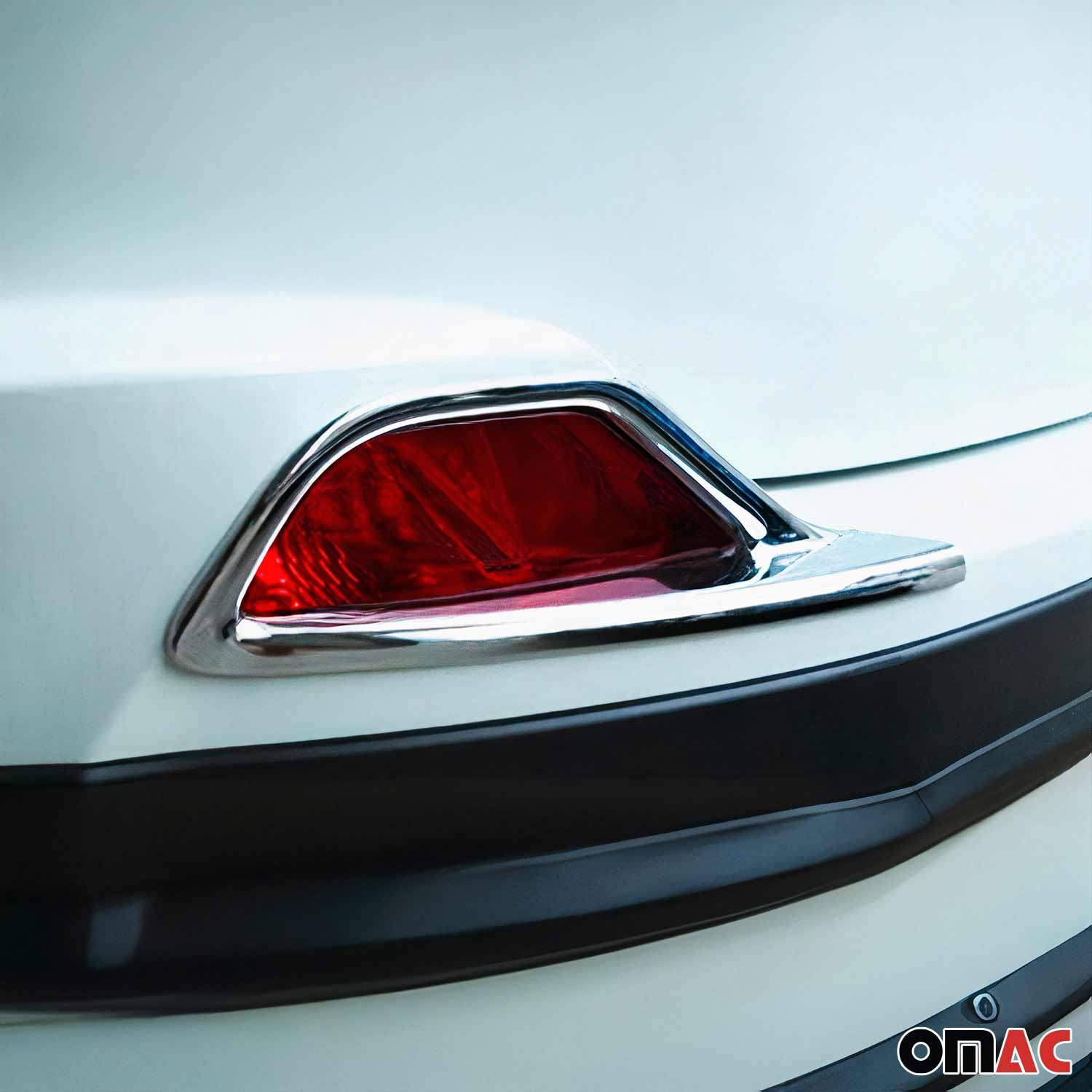 Reflektor Blenden Reflektorleiste für Toyota RAV4 2018-2020 Chrom ABS 2x