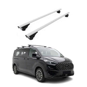 Dachträger Grundträger für Ford Tourneo Custom II 2023-2026 Stahl Silber 2tlg