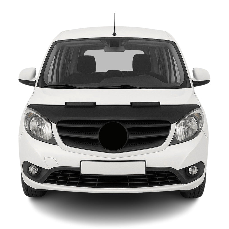 Haubenbra Steinschlagschutz Bonnet Bra für Mercedes Citan 2013-2025 Schwarz Halb