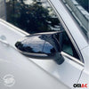 Spiegelkappen Spiegelabdeckung für Dacia Dokker 2012-2021 ABS Schwarz Glanz 2tlg