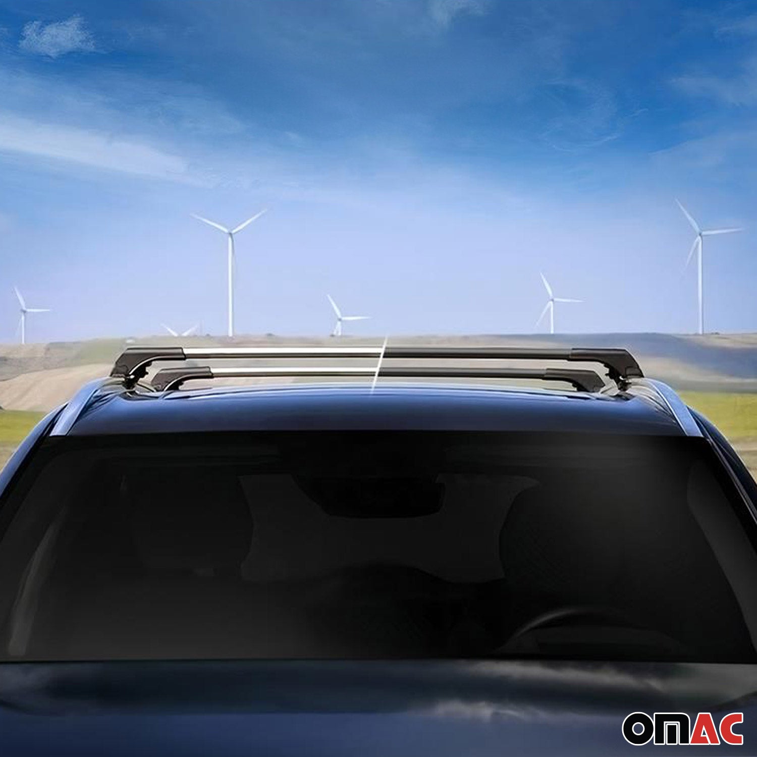 Aluminium Dachträger Gepäckträger für Seat Ibiza Kombi 2012-2017 Schwarz 2x