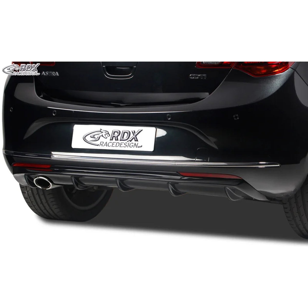 RDX Heckschürzenansatz Diffuser für Opel Astra J 5-türer 2009-15
