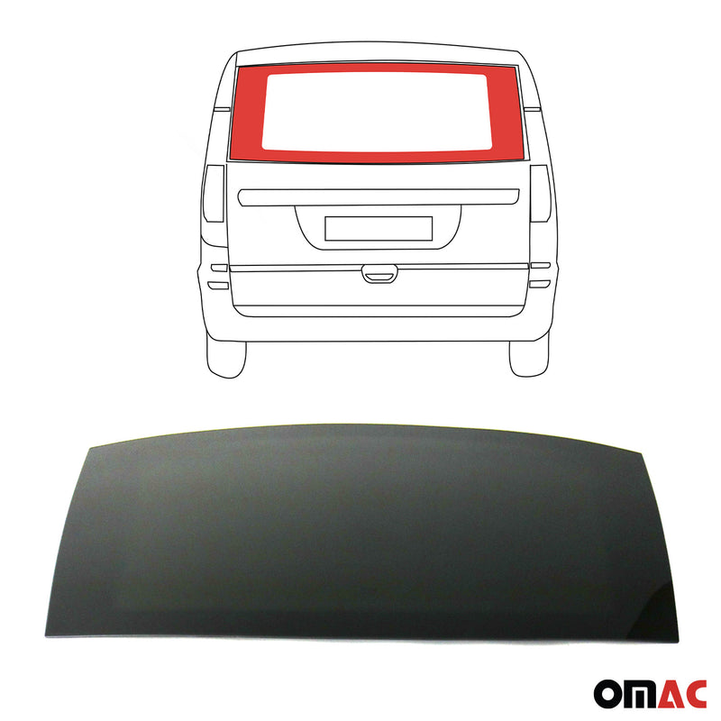 Heckklappe Hecktür Festglas für Mercedes Vito W639 2003-2014 Hinten L1 L2 L3