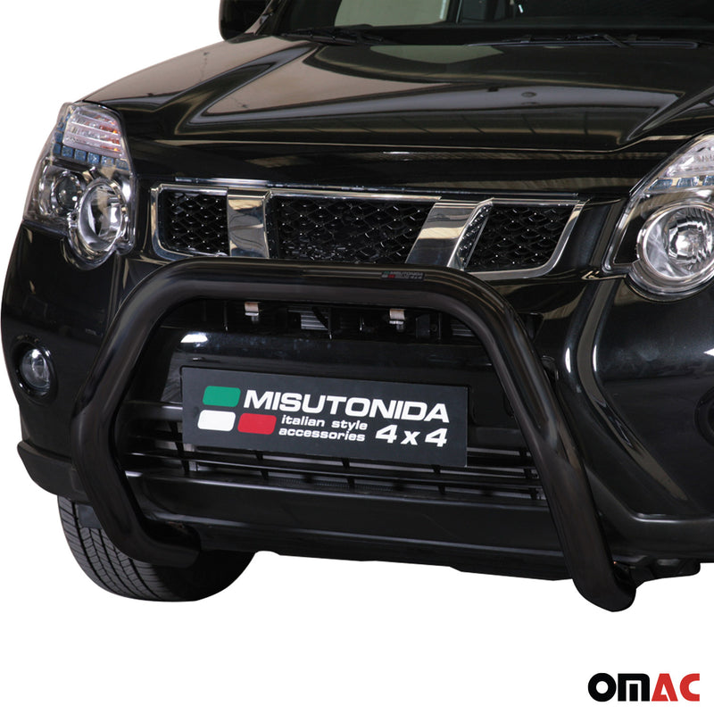 Frontbügel Frontschutzbügel für Nissan X-Trail 2011-2014 ø76mm Stahl Schwarz