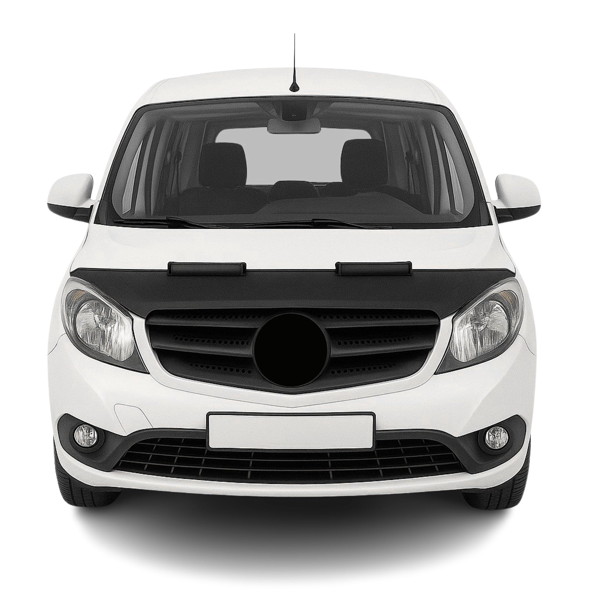 Haubenbra Steinschlagschutz Bonnet Bra für Mercedes Citan 2012-2021 Schwarz Halb