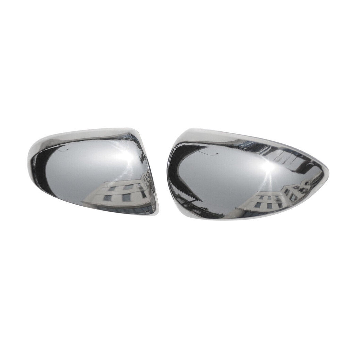 Spiegelkappen Spiegelabdeckung für Smart ForTwo 2007-2015 Edelstahl Chrom 2tlg