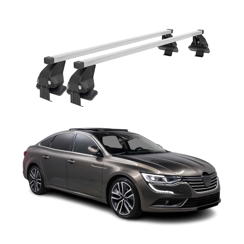 Menabo Dachträger Grundtäger für Renault Talisman 2015-2025 50kg Stahl Silber 2x