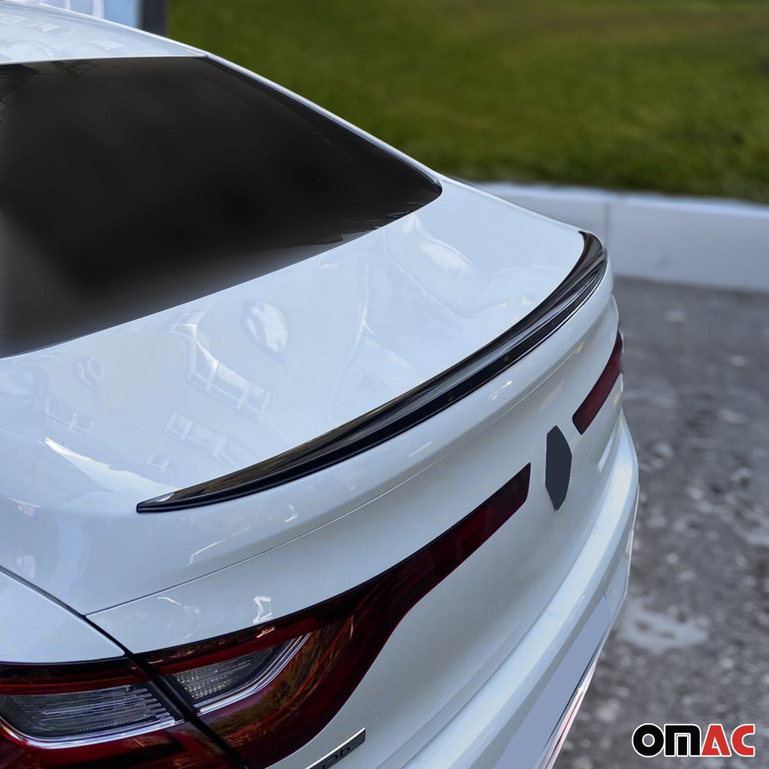 Heckspoiler Dachspoiler für Renault Megane 2016-2022 Stufenheck Schwarz ABS