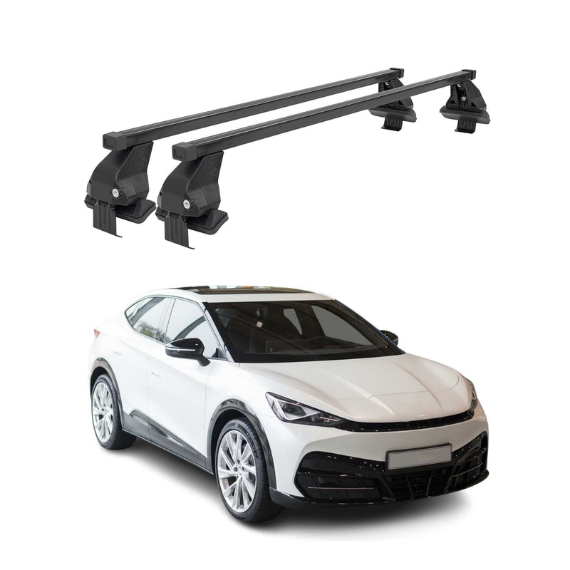 Menabo Dachträger Grundtäger für Cupra Tavascan 2024-2025 75kg Schwarz Stahl 2x