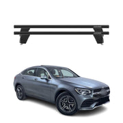 Menabo Dachträger Grundtäger für Mercedes GLC C253 2015-2022 75kg Alu Schwarz 2x