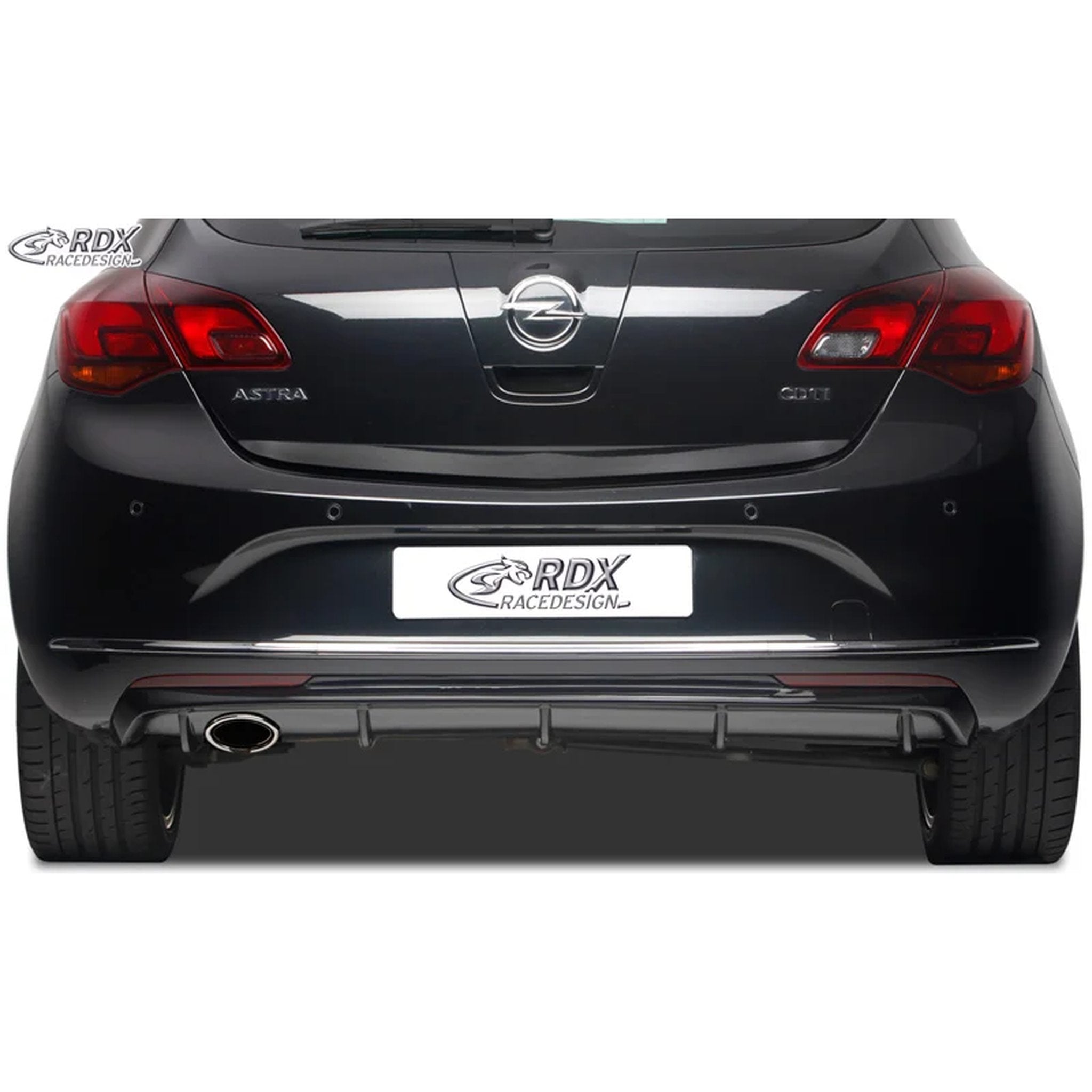 RDX Heckschürzenansatz Diffuser für Opel Astra J 5-türer 2009-15