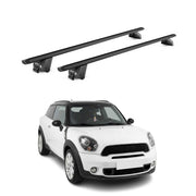 Dachträger für Mini Paceman R61 2013-2016 100kg Aluminium Schwarz 2 tlg ABE