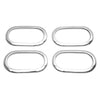 Door handle cover door handle caps for Dacia Lodgy 2012-2024 stainless steel silver 4 pieces