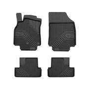 Fußmatten Gummimatten für Renault Megane III Coupe 2008-2016 TPE Schwarz 4 tlg