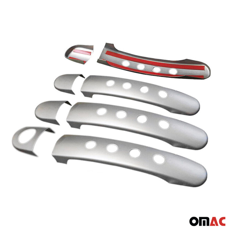Türgriff Blende Türgriffkappen für Seat Toledo 1998-2009 4-Tür Edelstahl Matt 8x