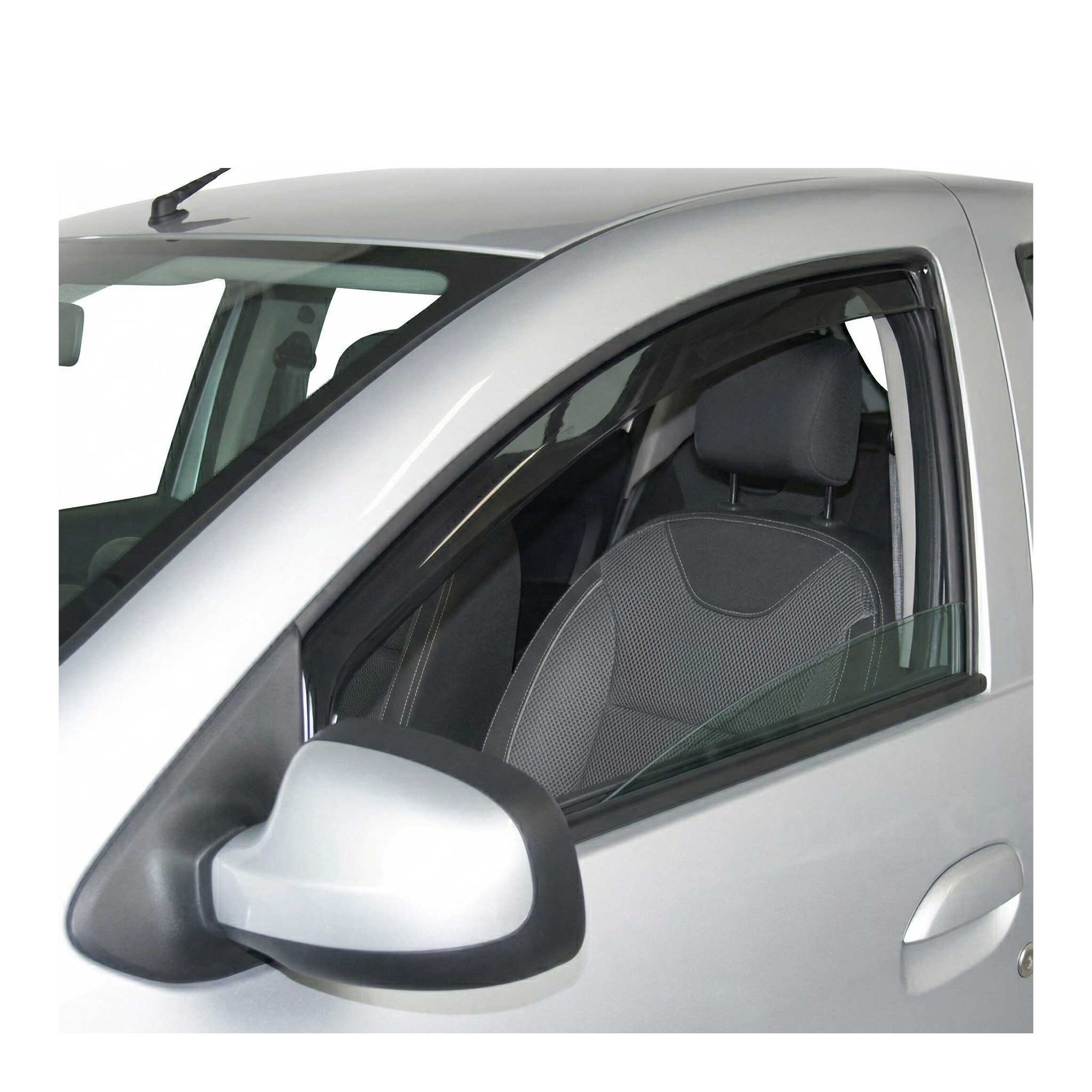 Windabweiser Regenabweiser für Dacia Sandero Stepway 2008-2012 Dunkel 2x