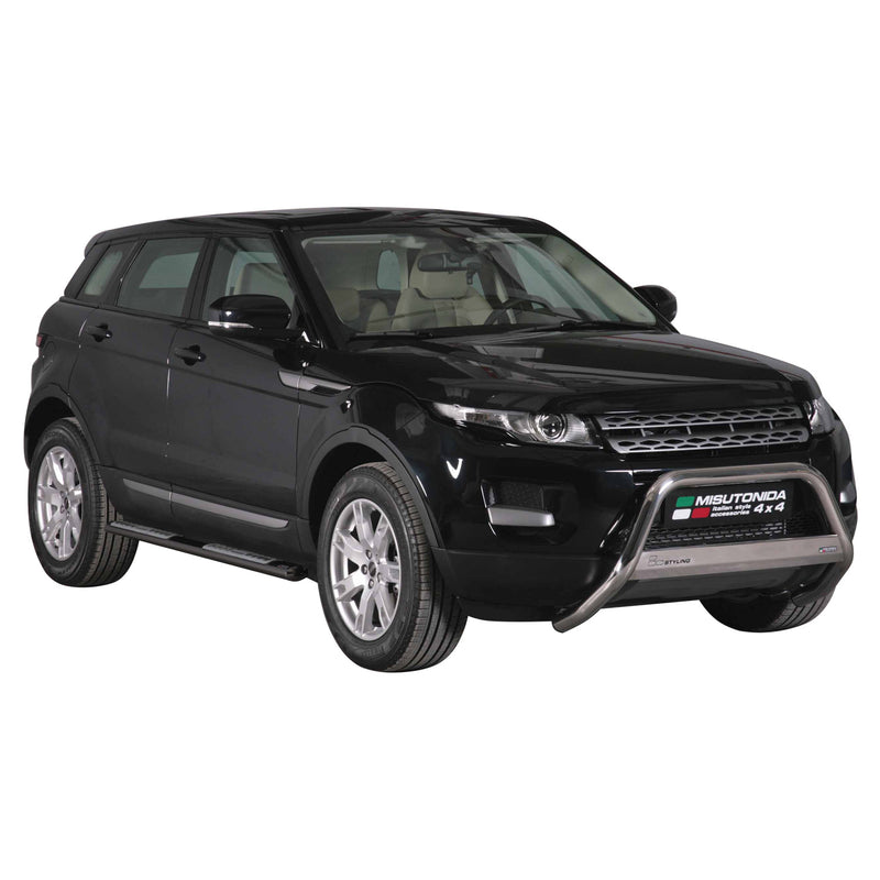 Stahl Seitenschweller Schwellerrohre für Range Rover Evoque 2011-2015 Schwarz