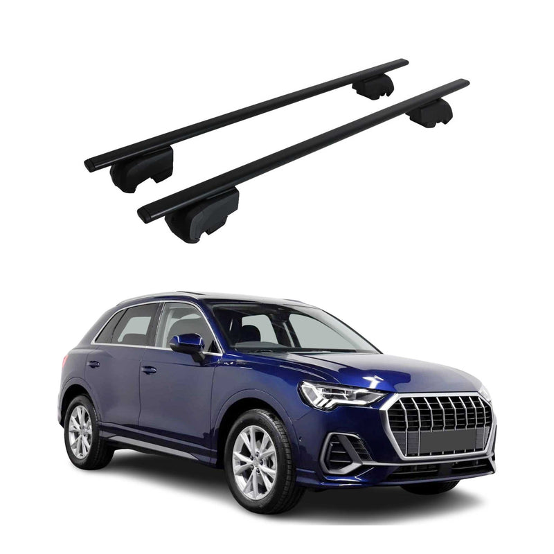 Dachträger Gepäckträger für Audi Q3 2018-2025 Querträger ABE Metall Schwarz 2x