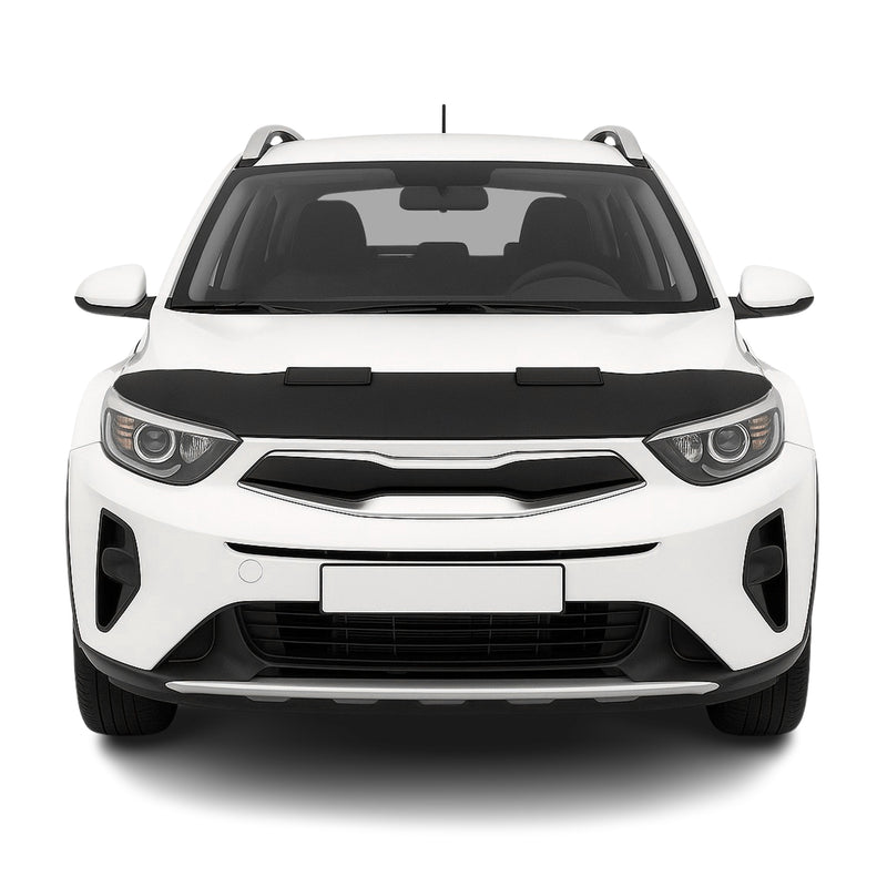 Haubenbra Steinschlagschutz Bonnet Bra für Kia Stonic 2017-2025 Schwarz Halb