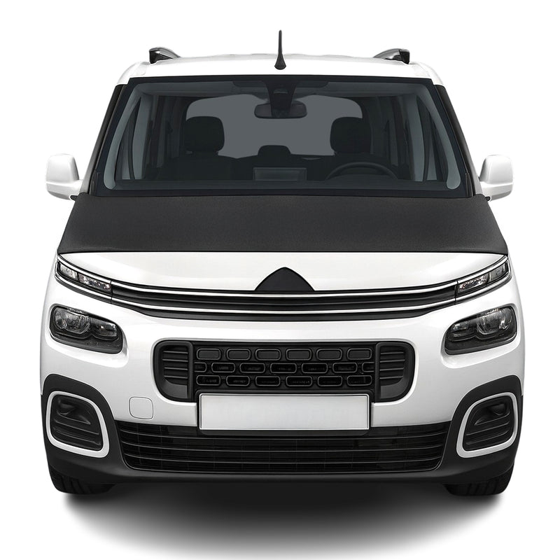 Haubenbra Bonnet Bra Steinschlagschutz für Citroen Berlingo 2019-2025 Schwarz