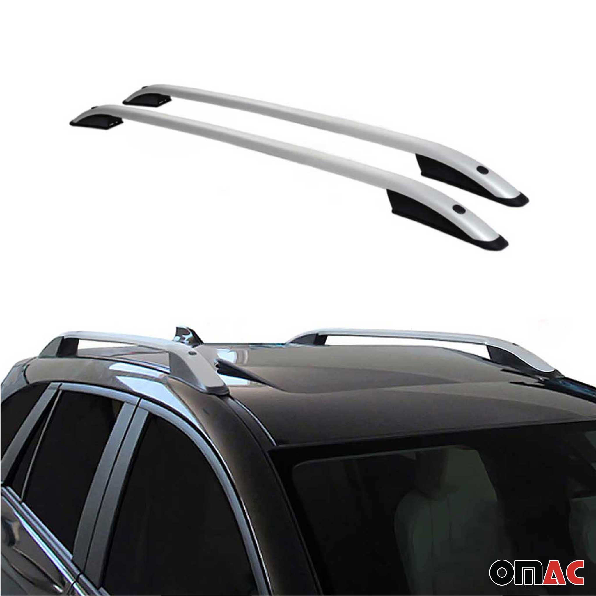 Dachreling Relingträger Alu für Nissan Juke 2010-2019 Aluminium Silber 2tlg