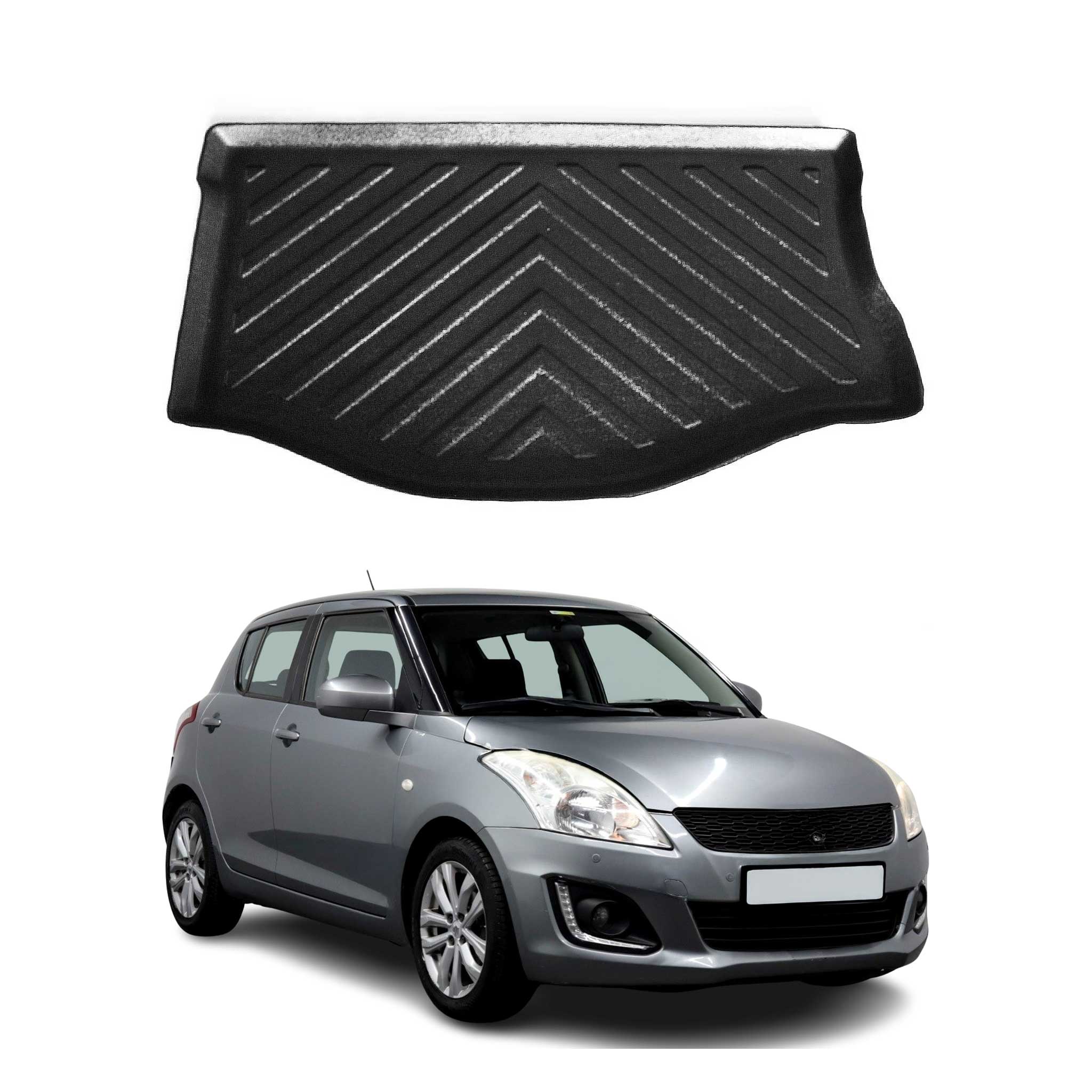 Kofferraumwanne Laderaumwanne für Suzuki Swift 2010-2017 Schrägheck 5tür Gummi