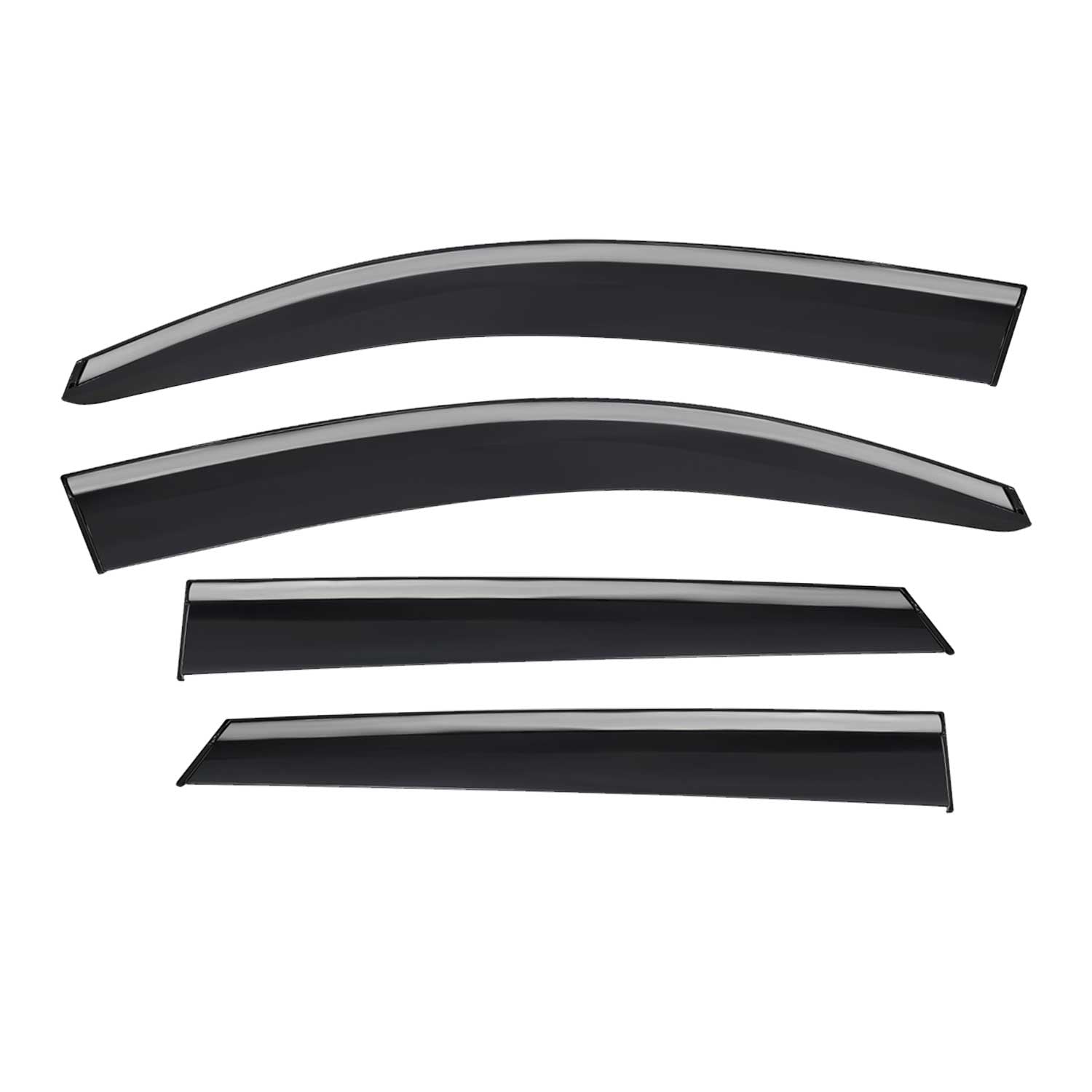 4x Windabweiser Regenabweiser für Hyundai Tucson 2015-2020 Dunkel Acryl