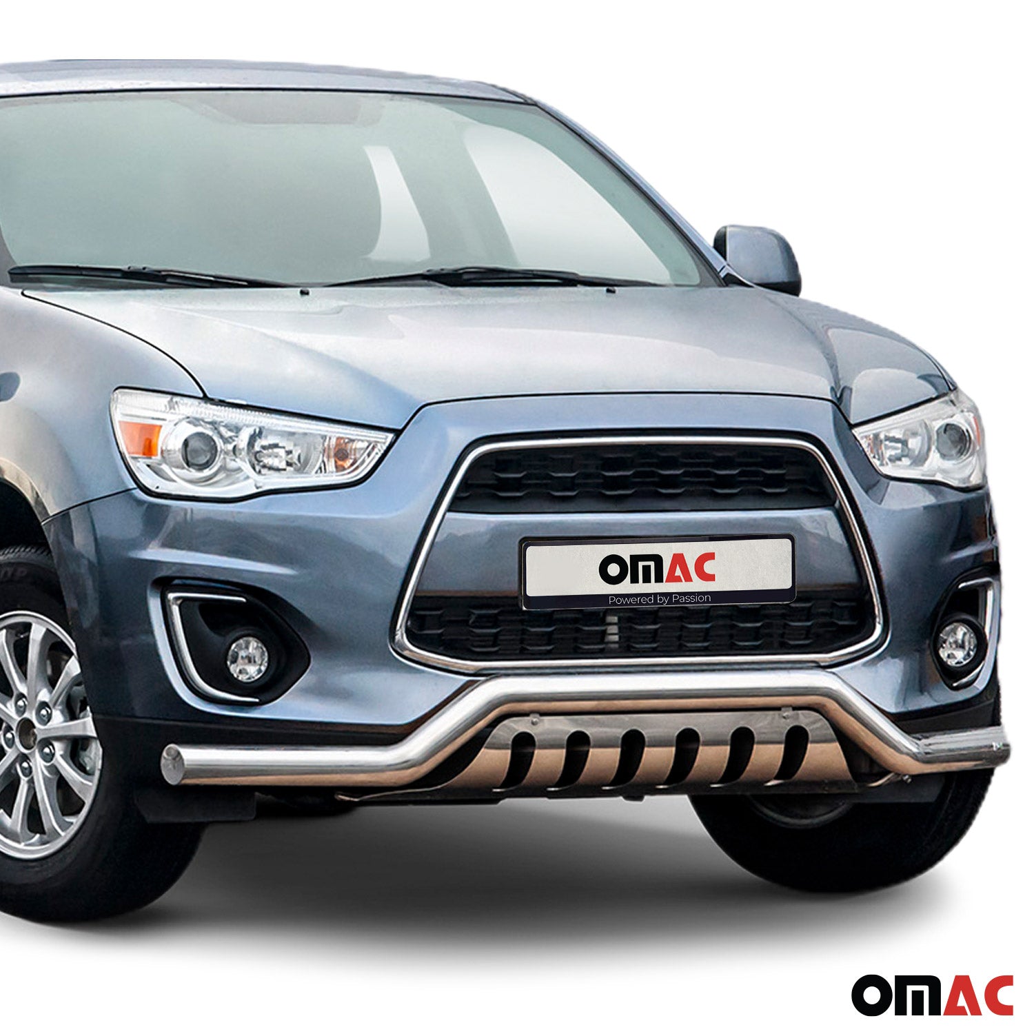 Frontbügel Frontschutzbügel für Mitsubishi ASX 2012-2017 Edelstahl ABE Silber