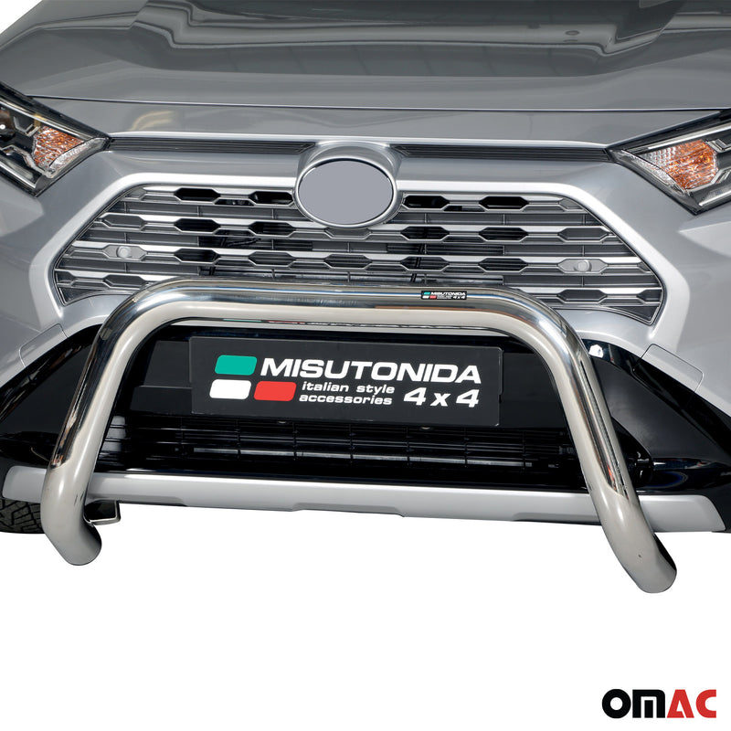 Frontbügel Frontschutzbügel für Toyota RAV4 XA50 2019-2025 Hybrid ø76 Stahl Grau
