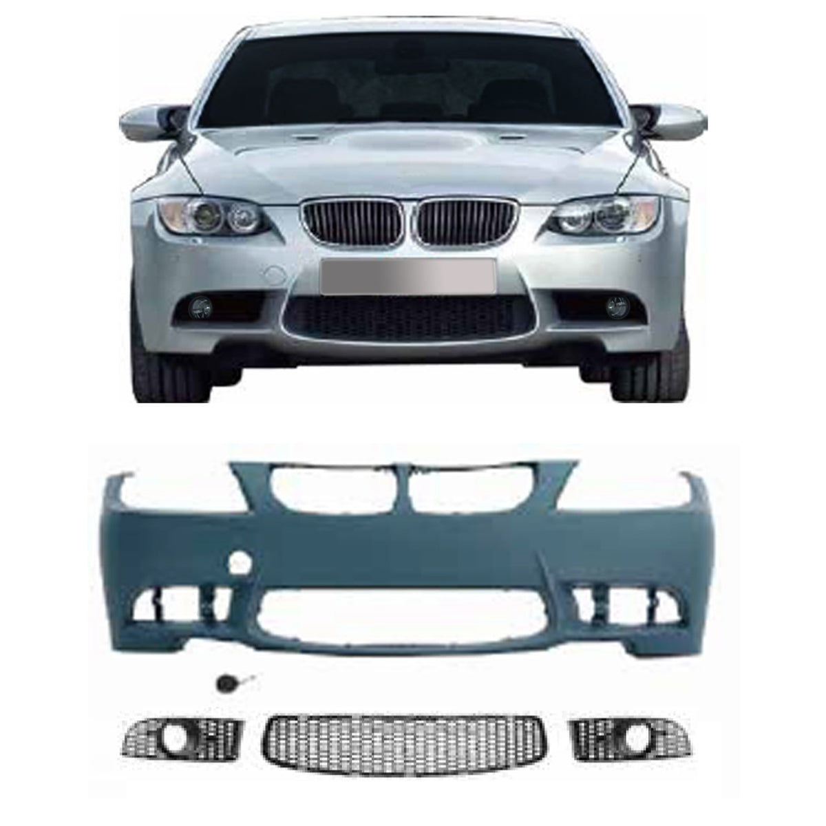 JOM Stoßstangen Kit & Seitenschweller für BMW 3er E90 2005-2008 Sport-Design