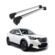 Dachträger Grundtäger für Peugeot 2008 2019-2026 75kg Aluminium Silber 2 tlg
