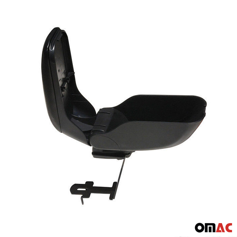 Mittelarmlehne Armlehne Mittelkonsole für Citroen C3 2009-2017 PU-Leder Schwarz