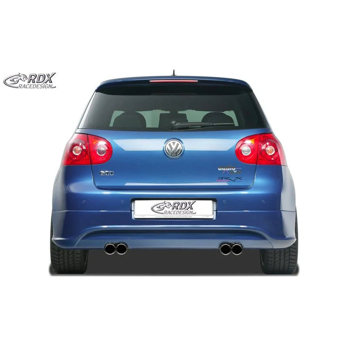 RDX Heckschürzenansatz für VW Golf V R32 Schrägheck 2003-08 Auspuff Links/Rechts
