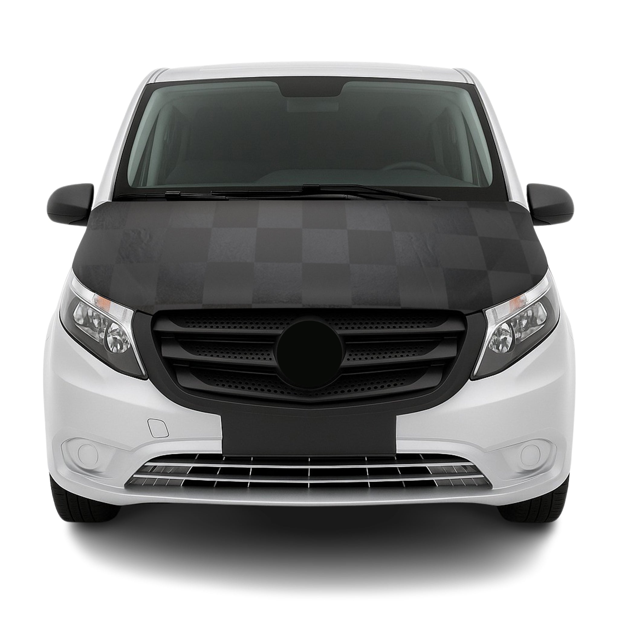 Haubenbra Steinschlagschutz Bonnet Bra für Mercedes Vito W447 2014-2026 Kariert