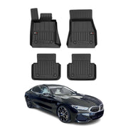 OMAC Gummi Fußmatten für BMW 8er Gran Coupe G16 2019-2026 Premium TPE Schwarz 4x