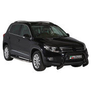 Frontbügel Frontschutzbügel für VW Tiguan 2011-2016 ø76mm Stahl Schwarz Schutz