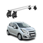 Menabo Dachträger Grundtäger für Chevrolet Spark M400 2015-2022 50kg Silber 2x