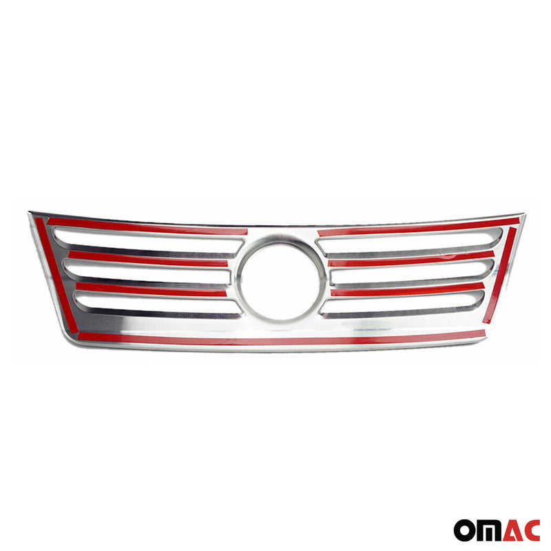 Kühlergrill Leisten Grillleisten für VW Caddy 2003-2010 Edelstahl Silber 1tlg