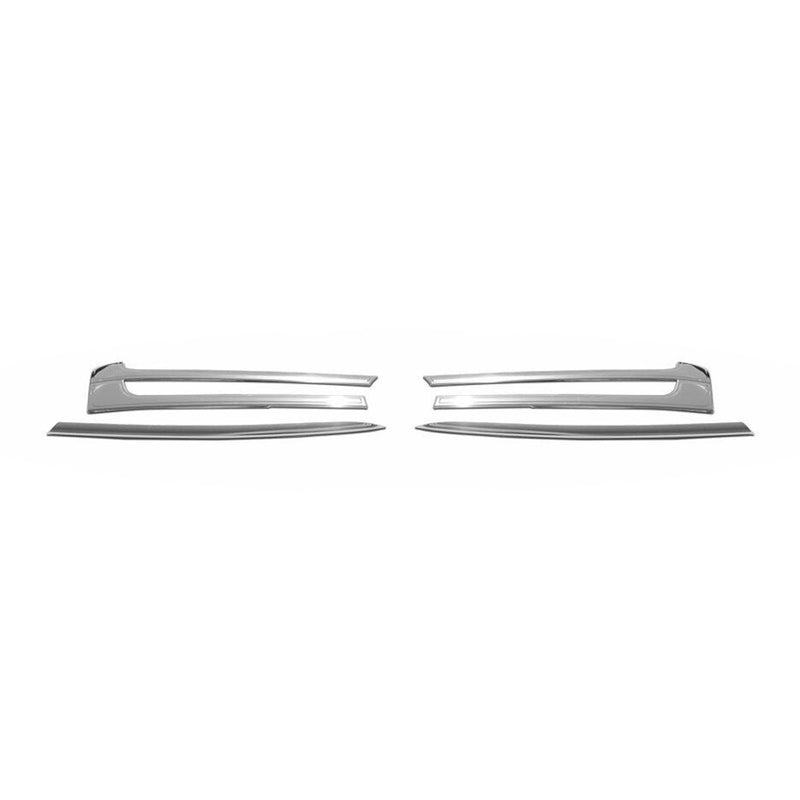 Kühlergrill Leisten Grillleisten für VW Multivan T5 2009-2015 Chrom Silber 4x