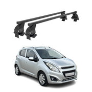 Menabo Dachträger Grundtäger für Chevrolet Spark M400 2015-2022 50kg Schwarz 2x