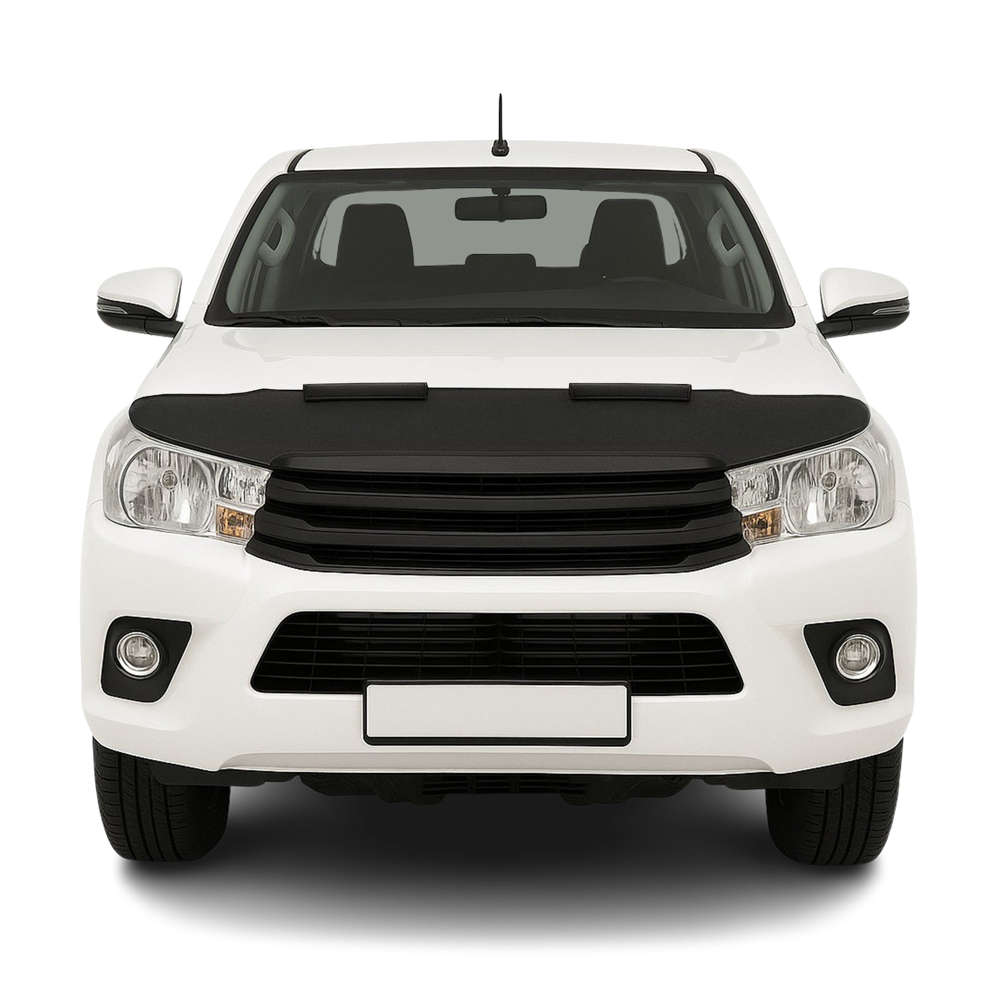 Haubenbra Steinschlagschutz Bonnet Bra für Toyota Hilux 2015-2026 Schwarz Halb