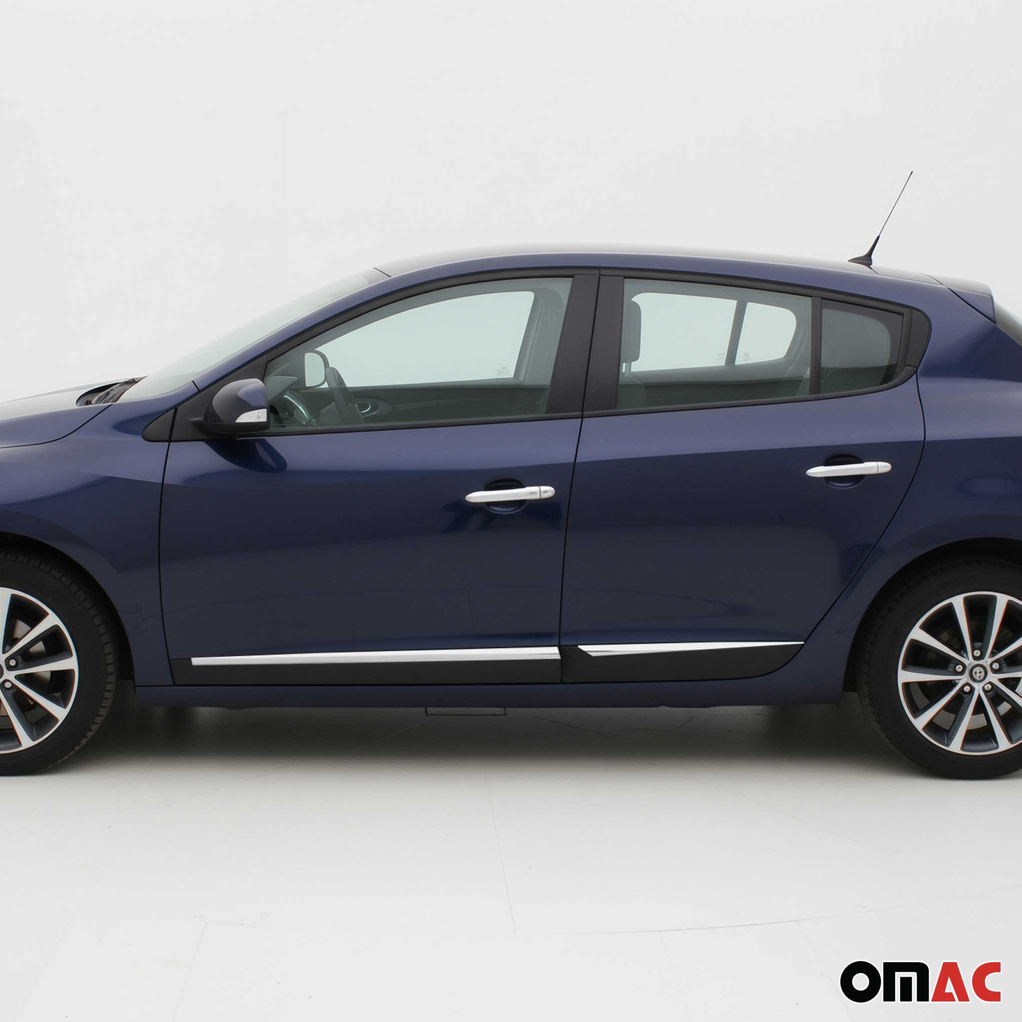 Seitentürleiste Türleisten Türschutzleiste für Renault Megane 2008-2016 Chrom 4x