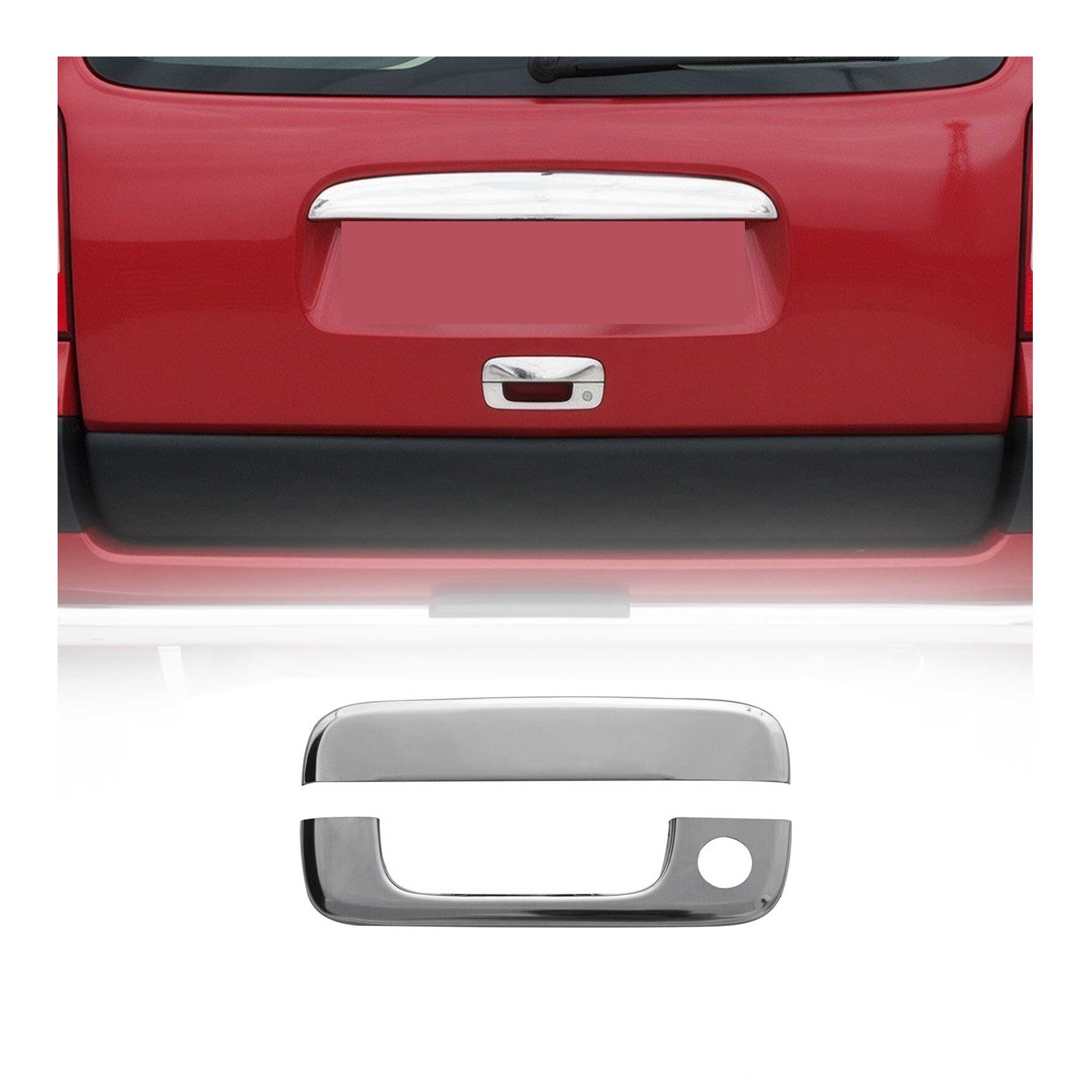 Heckklappe Kofferraumöffner Griff für Citroen Berlingo 1996-2008 Edelstahl Chrom