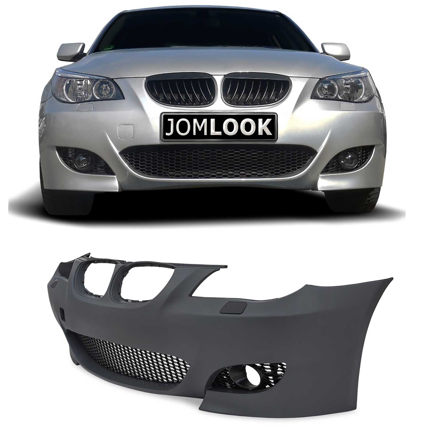 JOM Stoßstange für BMW E60 Limo 2003-2010 / E61 Touring 2004-2007 Schwarz