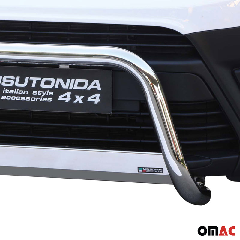 Frontbügel Frontschutzbügel für Toyota Proace Verso 2016-2019 ø63mm Silber